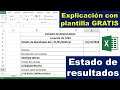 Estado de resultados PASO a PASO en EXCEL con plantilla GRATIS