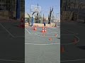 8yo 6 cones btl u0026 reverse left layup drill