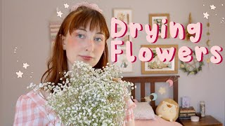 How to Air Dry Flowers 💐 Aesthetic Cottagecore Decor