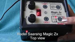 Radel Saarang Magic  Plus / Zx  digital tanpura - Part 1 - intro