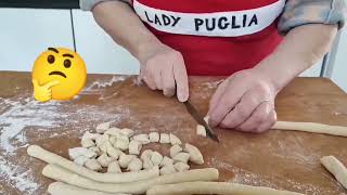 #CAVATELLI in pochi minuti ⭐ fatti con due dita 😃👍 Lady Puglia ⭐