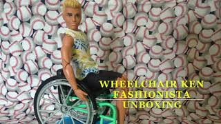 Wheelchair Ken Fashionista Unboxing