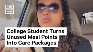 College Senior Makes Care Packages From Unused Meal Points