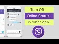 How to Turn Off Online Status on Viber App?