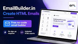 EmailBuilder.in Demo | Free No-Code HTML Email Builder
