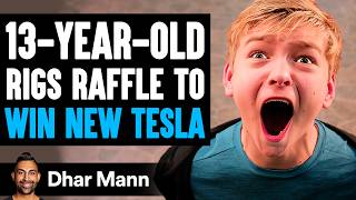 14-Year-Old RIGS RAFFLE TO WIN New TESLA, What Happens Next Is Shocking | Dhar Mann Studios