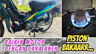 Suara kasar jadi halus cuman modal kompor ‼️ Lanjut perbaikan motor Sigma bagian mesin