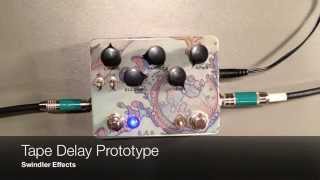 Tape Delay Prototype 1 Demo - Swindler Effects