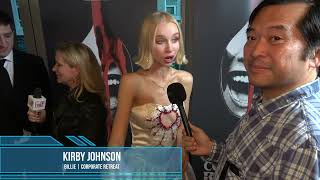 Kirby Johnson Carpet Interview at Corporate Retreat Premiere