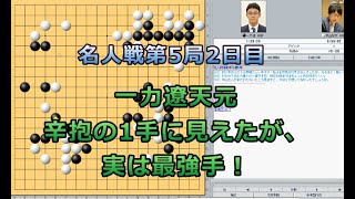 囲碁【第5局2日目】第46期名人戦挑戦手合七番勝負【井山裕太名人－一力遼天元】解説