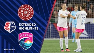 Portland Thorns FC vs. San Diego Wave FC Extended Highlights | NWSL | CBS Sports Attacking Third