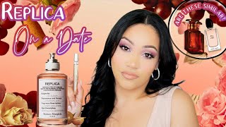 NEW! REPLICA ON A DATE FRAGRANCE REVIEW!🍷 IS THIS A HIT OR A MISS?! AMY GLAM ✨