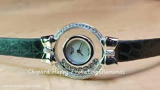 十點九分鐘錶CHOPARD HAPPY 蕭邦錶7顆旋轉快樂鑽