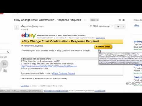 eBay Tutorials: How to change your email address eBay Tutorials: How to change your email address