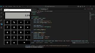 Python Calculator Application GUI | Intern Project by Areej