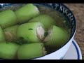 Stuffed Opo Squash with Meat Soup (Canh bầu nhồi thịt) Recipe