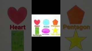 learn colors name and shapes name , shape for kids #shortsvideo #shape #colors