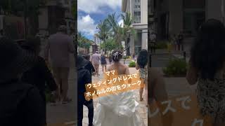 ウェディングドレス姿 #shorts #結婚式 #hawaii #ハワイ #ハワイ旅行 #海外旅行 #ホノルル #honolulu #ウェディングドレス #wedding #おすすめ #happy