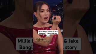 Millie Bobby Brown \u0026 Jake Bongiovi’s proposal story PT2!