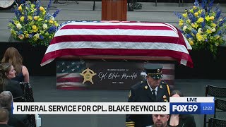 Funeral Service for Cpl. Blake Reynolds