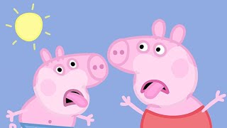 Peppa Pig in Hindi - Very Hot Day - Garmi ka Din - हिंदी Kahaniya - Hindi Cartoons for Kids