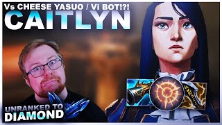 WE'RE AGAINST YASUO / Vi BOT LANE AS CAITLYN!?! | League of Legends