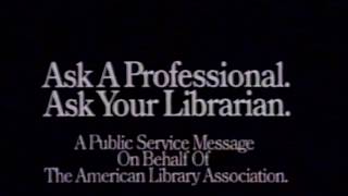 Ask a Librarian PSA (1990)