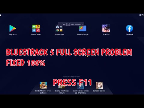 BLUESTRACK 5 FULL SCREEN NOT WORKING SOLUTION 1000% [F11 TO EXIT FULL SCREEN]