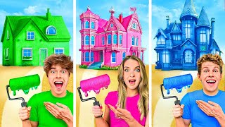 ONE COLORED HOUSE CHALLENGE!!