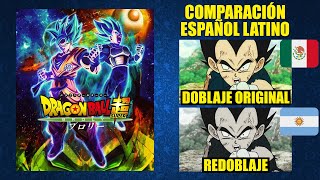 Dragon Ball Super: Broly [2018] Comparación del Doblaje Latino Original y Redoblaje | Español Latino
