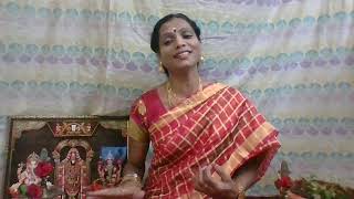 VELANE SIVABALANE - RAGA - BEHAG - COMPOSER - NILA RAMAMURTHY - BY DR. GIRIJA SESHAMAMBA