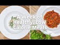 A Week of Healthy, Low Calorie Meals | Cook with me | Slimming World Friendly