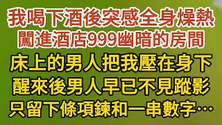 《藏起孕肚出逃》第01集：我喝下酒後突感全身燥熱，闖進酒店999幽暗的房間，床上的男人把我壓在身下，醒來後男人早已不見蹤影，只留下一條項鍊和一串數字…… #婚姻#情感 #愛情#甜寵#故事#小說#霸總