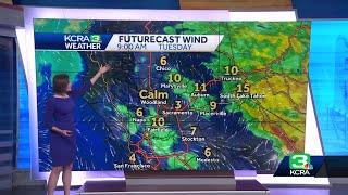 Northern California Forecast: What to know about rain and winds on Tuesday, Wednesday