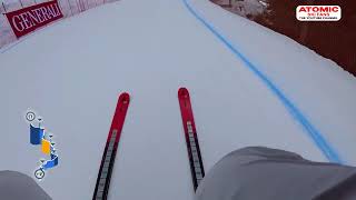 Kitzbuhel downhill - The Streif - camera racer Joachim Puchner, Jan 22, 2025 #weareskiing