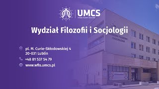 Webinar UMCS 2022 - Wydział Filozofii i Socjologii