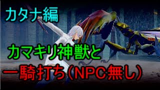 【SAOAL】今作影の薄いカタナで神獣完全ソロ討伐（NPC無し）【リコリス】