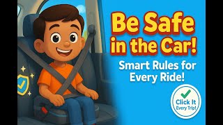 Be Safe in the Car! | Car Safety Rules for Kids 🚗💺