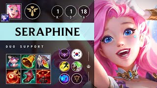 Seraphine Support vs Nautilus - KR Master Patch 14.19