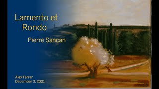 Sancan - Lamento et Rondo