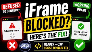 iFrame Refused to Connect? FIX in 30 Seconds ⚡PHP