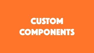 Setting up Custom Components in Ionic