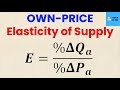 HOW TO Calculate the Price Elasticity of Supply | Economic Homework | Think Econ