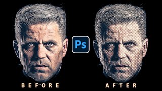 How To Create Beautiful Dotted Effect Portrait in Photoshop | Halftone Photoshop Tutorial