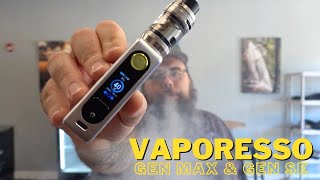 YOU GOTTA SEE THESE! - VAPORESSO GEN MAX \u0026 GEN SE