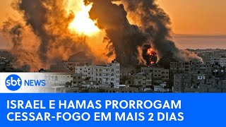 🔴 SBT News na TV: Israel e Hamas prorrogam cessar-fogo; Lula indica Dino ao STF e Gonet à PGR
