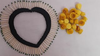 Unique and Beautiful Wall Hanging Craft Using Matchstick/ Best Out Of Waste Matchstick | Wall Decor