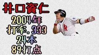 井口資仁　2004年 ホームラン集(24本)