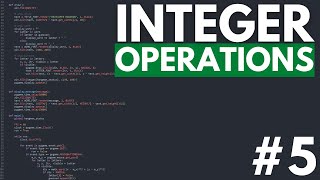 5. Integer Operations - Beginner Python Course