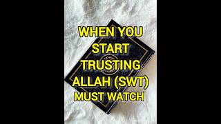 WHEN YOU START TRUSTING ALLAH 🤔 #shortsfeed #islam #trust #allah #islamic #viral